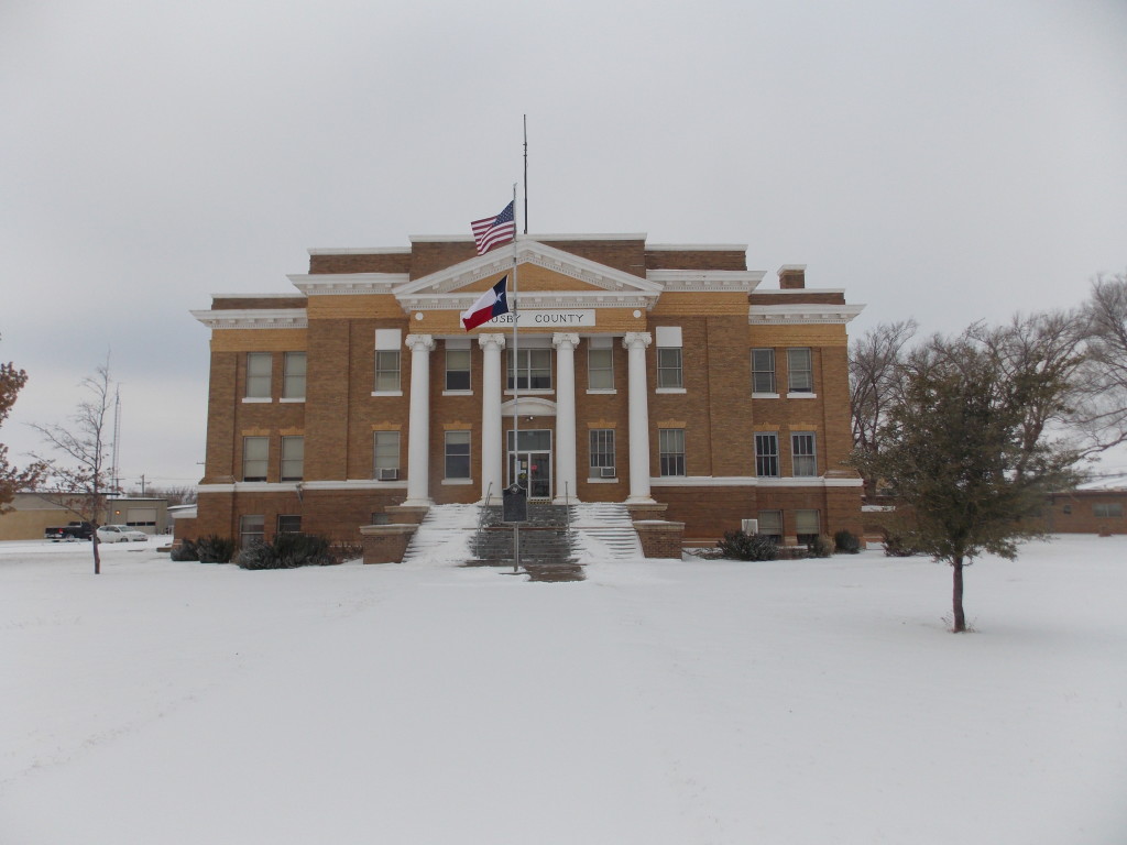 Snowy Crosby County Courthouse - Cosbyton Chamber